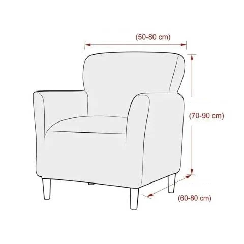 Housse de fauteuil cabriolet en jacquard - gris clair