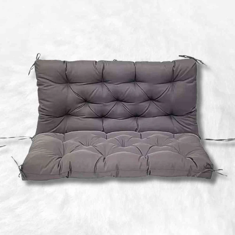 Coussin pour Banquette Extérieure gris foncé