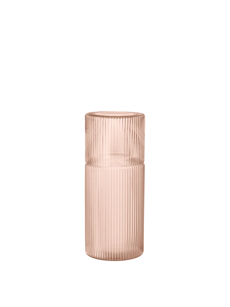 Ripple Carafe Set - Small - Blush