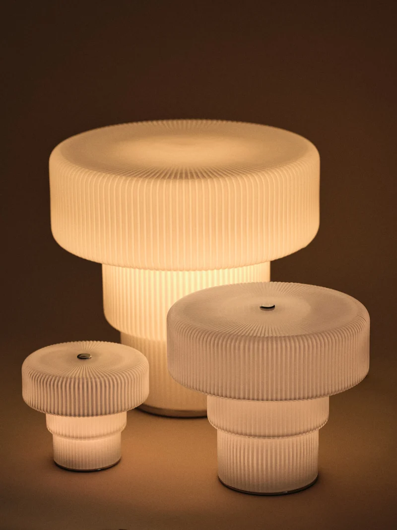 Ripple Portable Lamp - Large - White