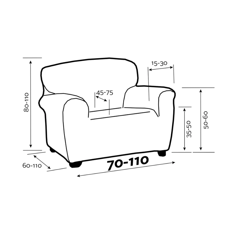 Housse de canapé super extensible Willy