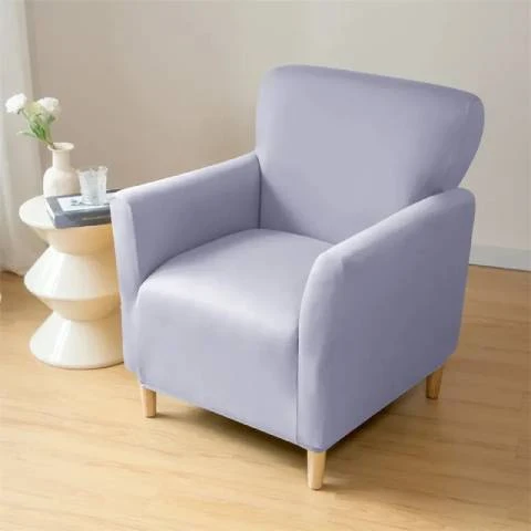 Housse de fauteuil cabriolet en jacquard - gris clair