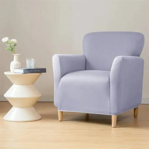 Housse de fauteuil cabriolet en jacquard - gris clair