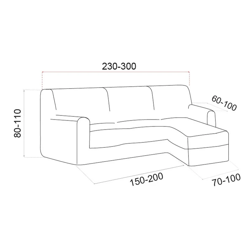 Housse Super Extensible Canapé Belice