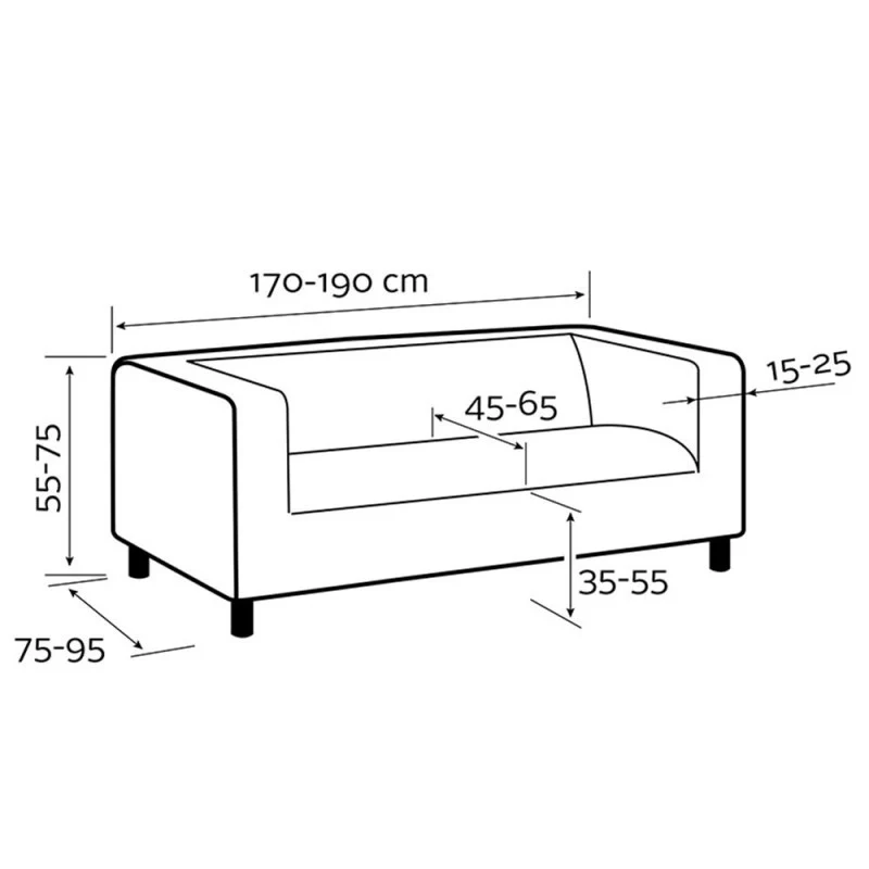 Housse Super Extensible Canapé Klippan Niagara