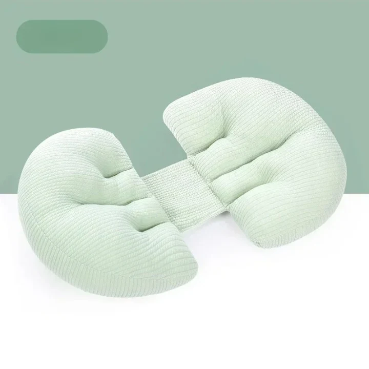 Coussin femme enceinte vert et moelleux