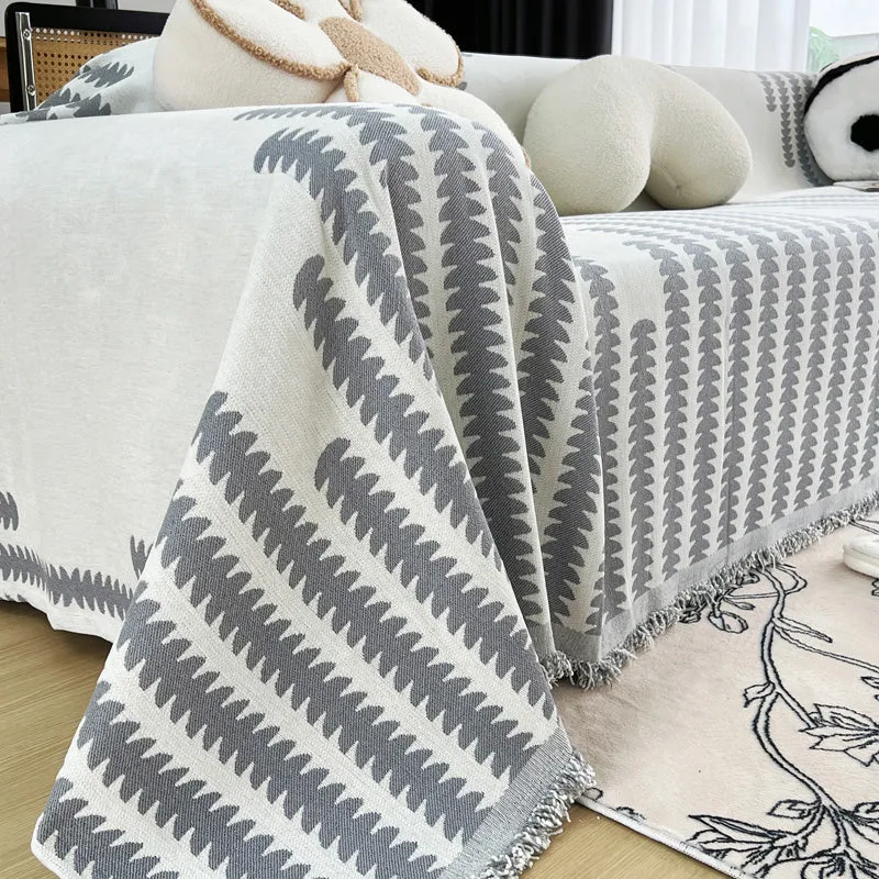 Jeté de Canapé Tissé
