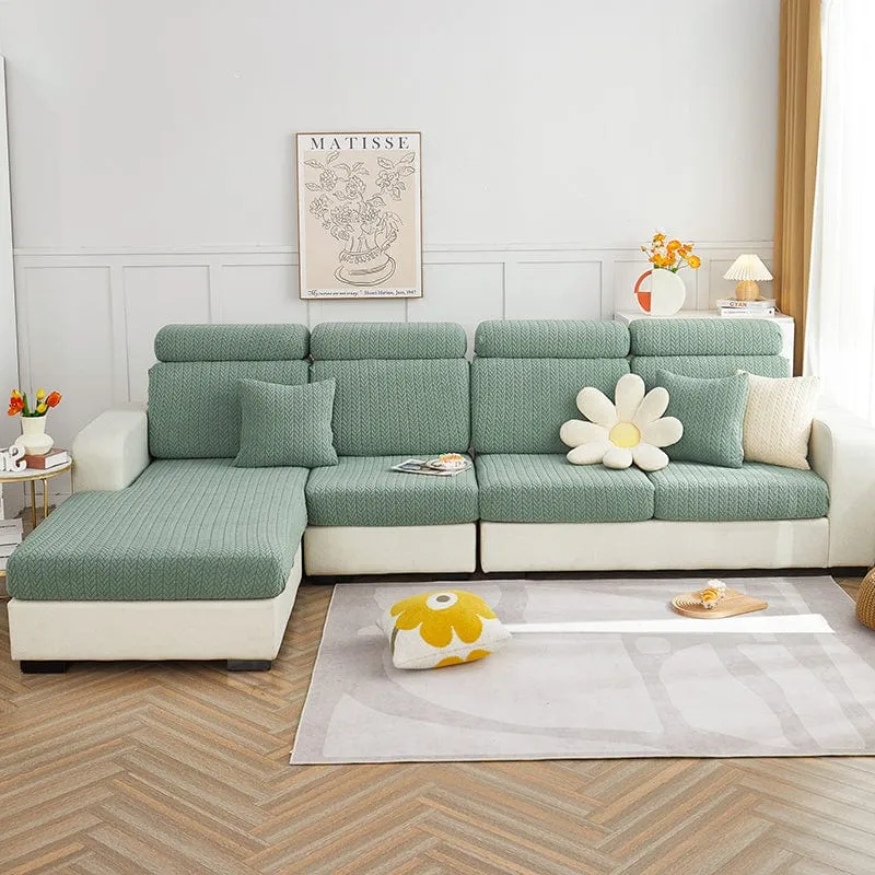 Housse de Coussin de Canapé Polaire