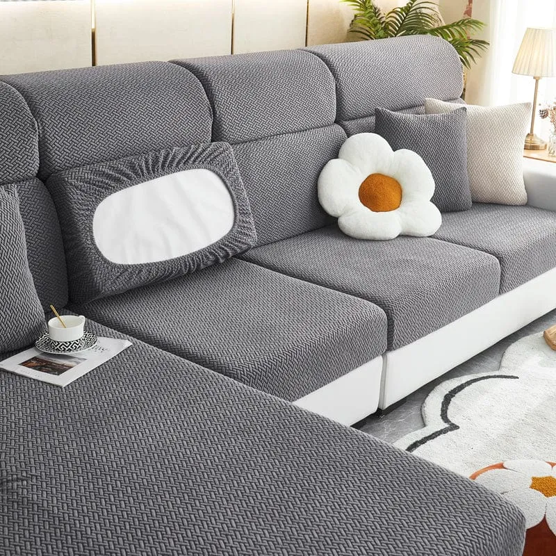 Housse de Coussin de Canapé Polaire