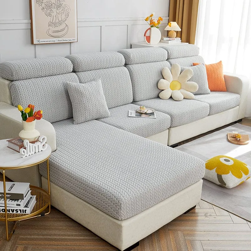 Housse de Coussin de Canapé Polaire