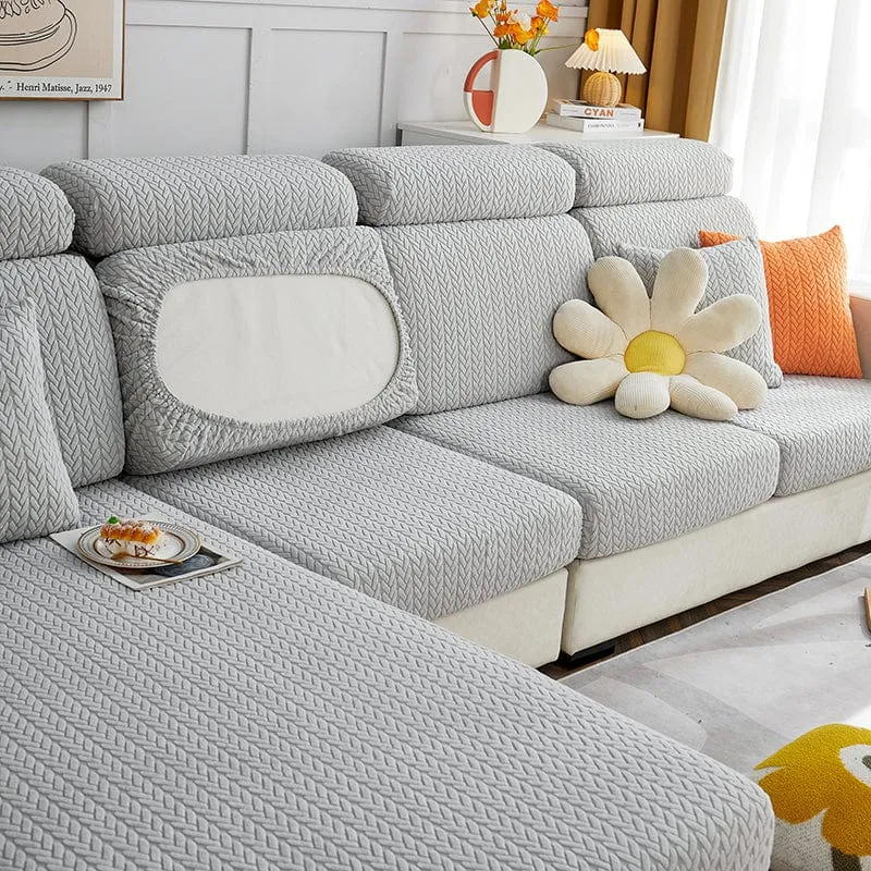 Housse de Coussin de Canapé Polaire