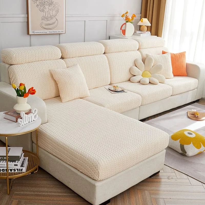 Housse de Coussin de Canapé Polaire