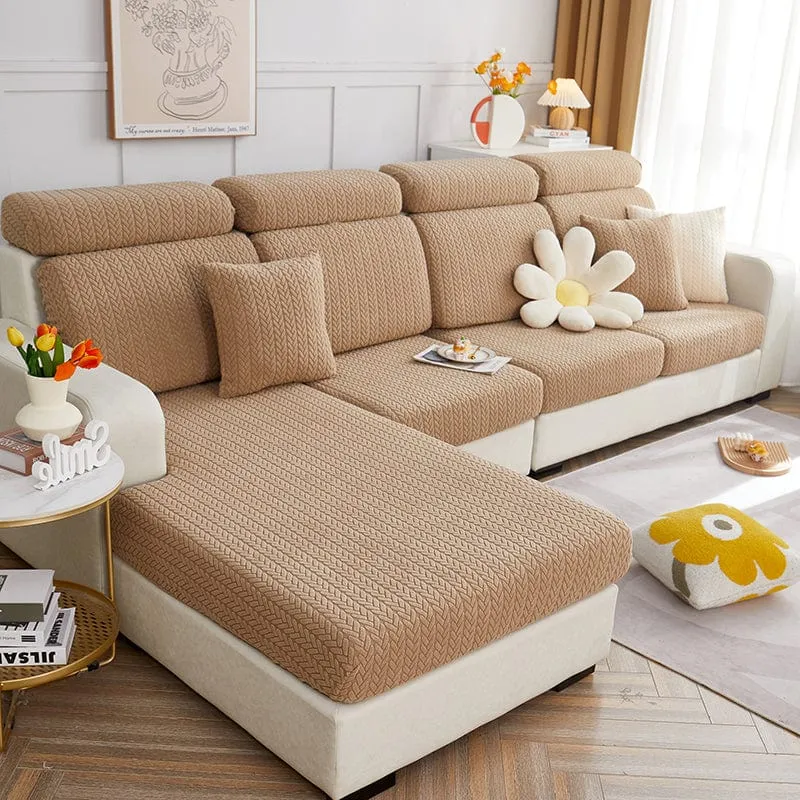 Housse de Coussin de Canapé Polaire