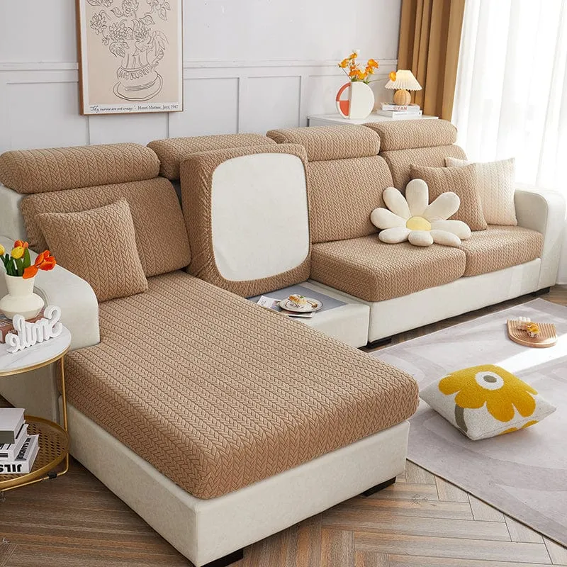 Housse de Coussin de Canapé Polaire