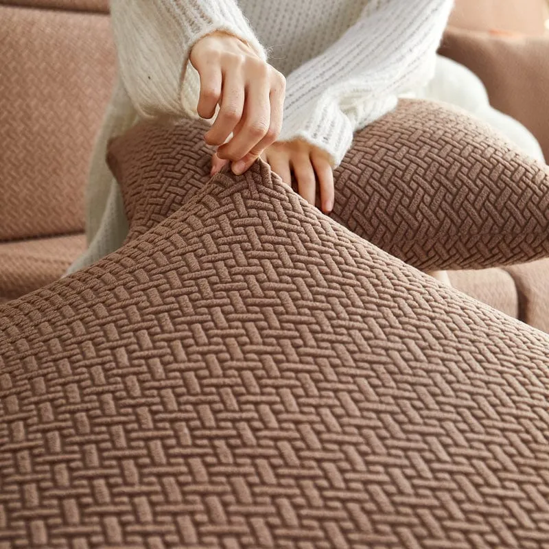 Housse de Coussin de Canapé Polaire