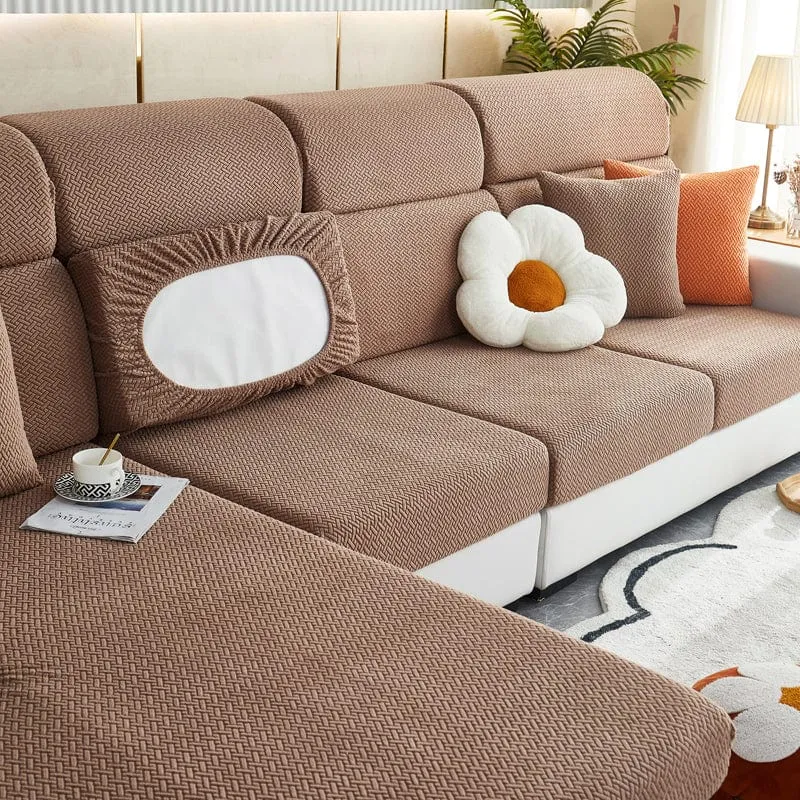 Housse de Coussin de Canapé Polaire