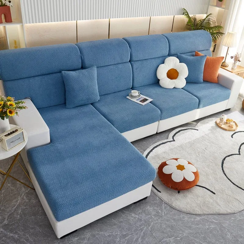 Housse de Coussin de Canapé Polaire