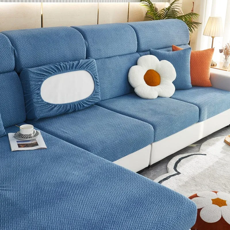 Housse de Coussin de Canapé Polaire