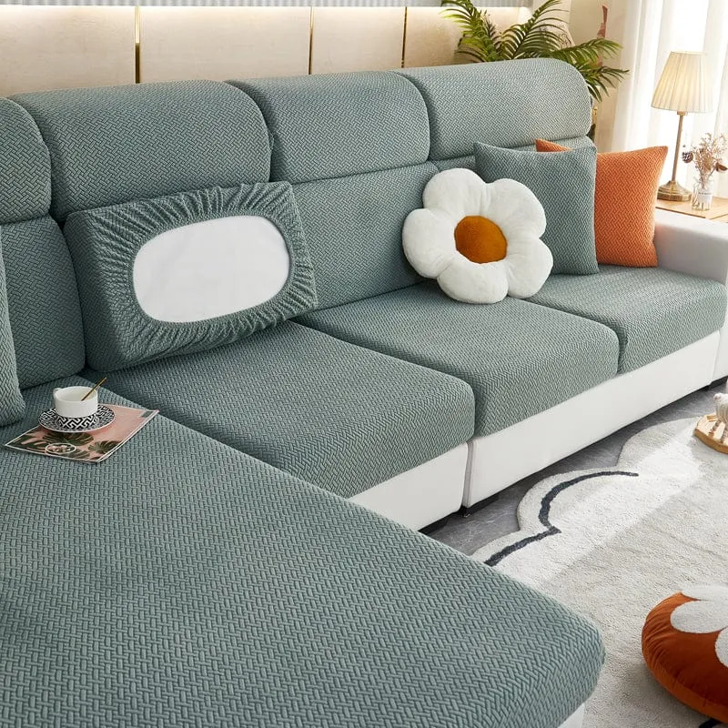 Housse de Coussin de Canapé Polaire