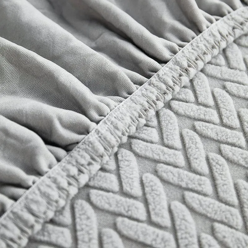 Housse de Coussin de Canapé Polaire