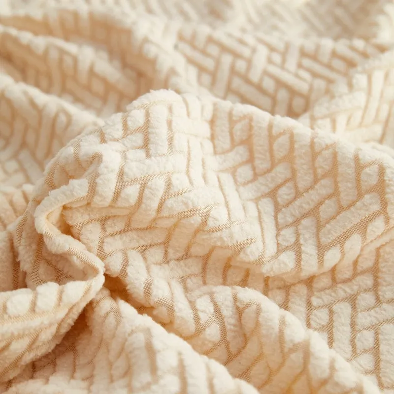 Housse de Coussin de Canapé Polaire