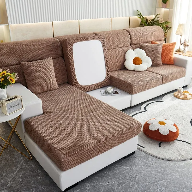 Housse de Coussin de Canapé Polaire