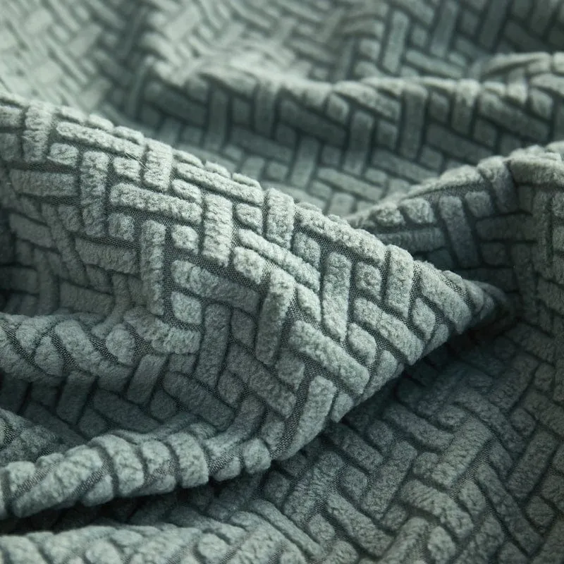 Housse de Coussin de Canapé Polaire