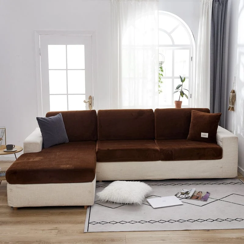Housse de Coussin de Canapé Velours