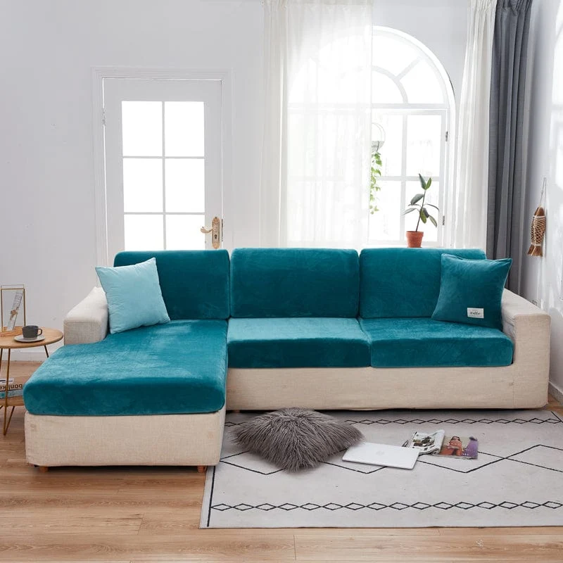 Housse de Coussin de Canapé Velours