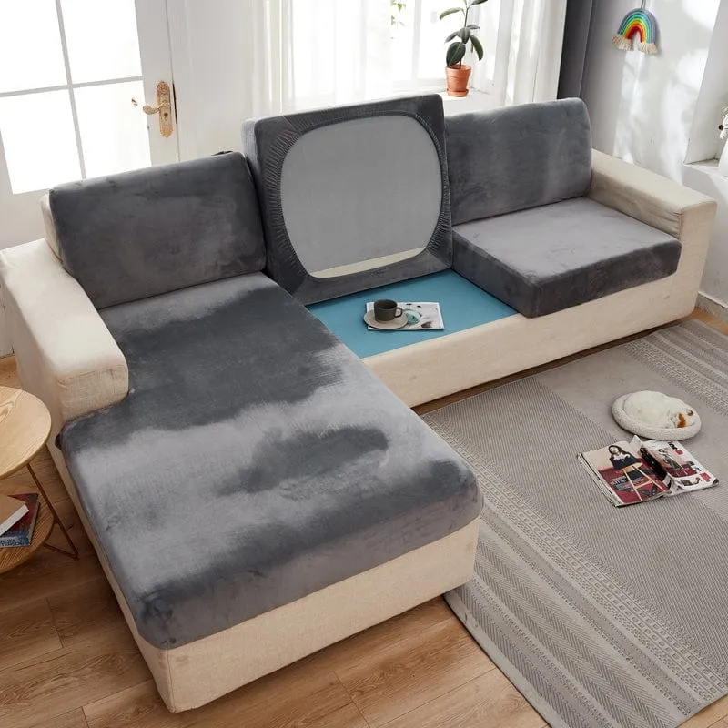 Housse de Coussin de Canapé Velours