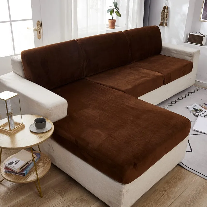 Housse de Coussin de Canapé Velours