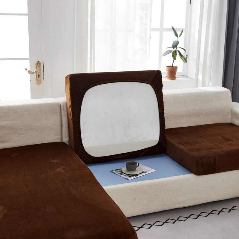Housse de Coussin de Canapé Velours
