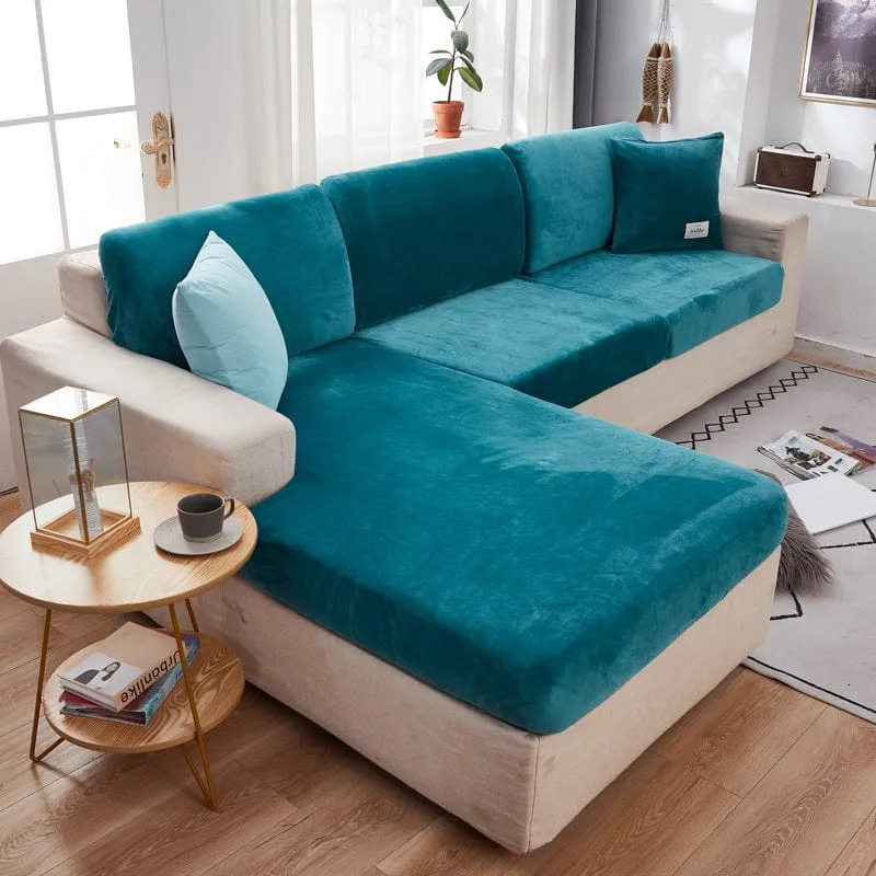 Housse de Coussin de Canapé Velours