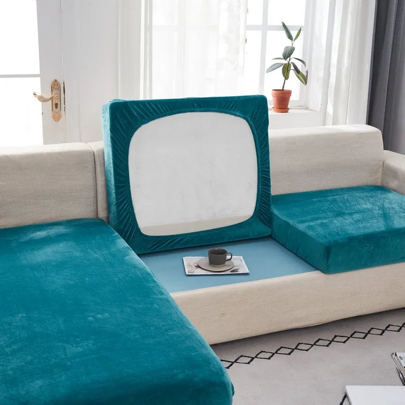 Housse de Coussin de Canapé Velours