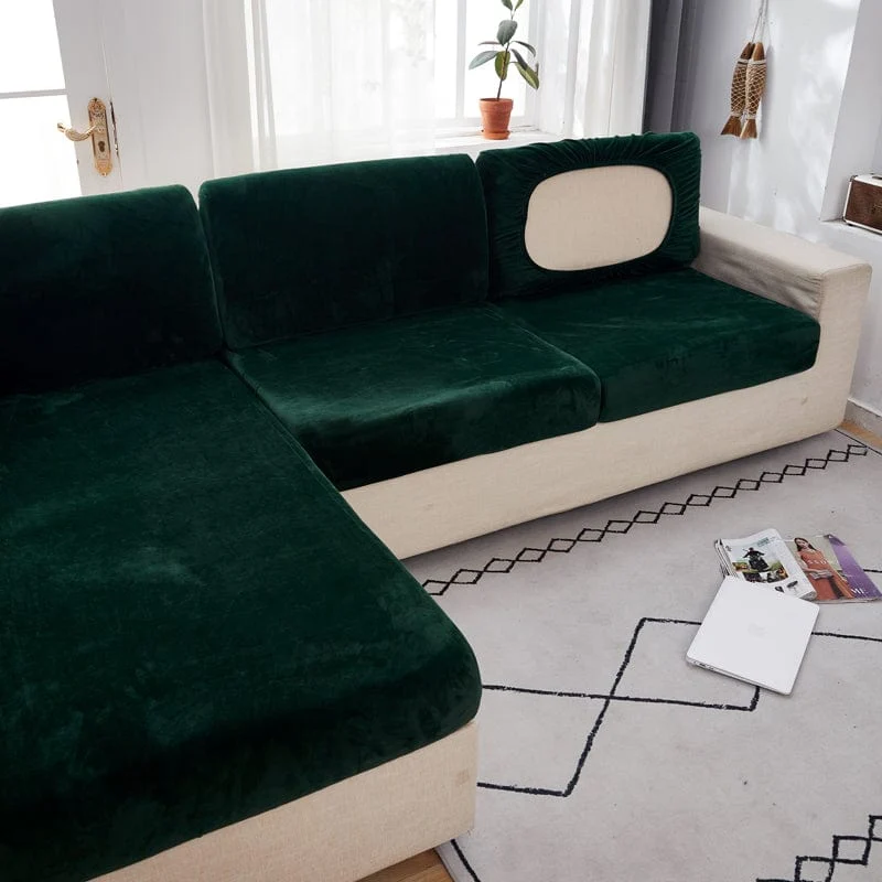 Housse de Coussin de Canapé Velours