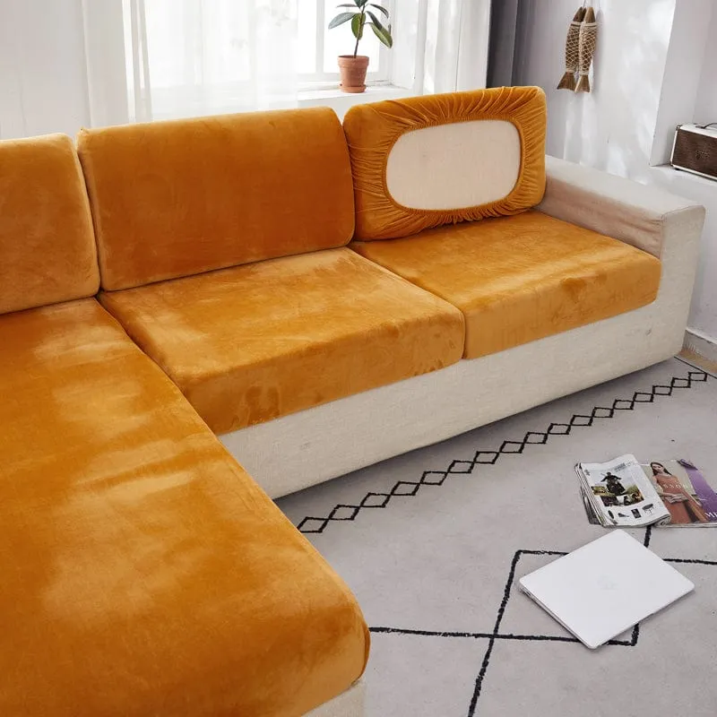 Housse de Coussin de Canapé Velours