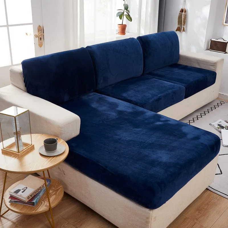 Housse de Coussin de Canapé Velours