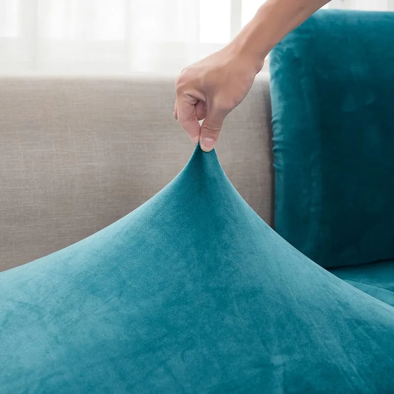 Housse de Coussin de Canapé Velours