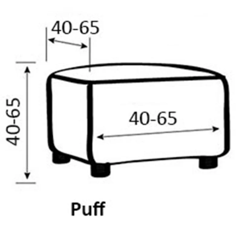 Housse superélastique Puff Niagara