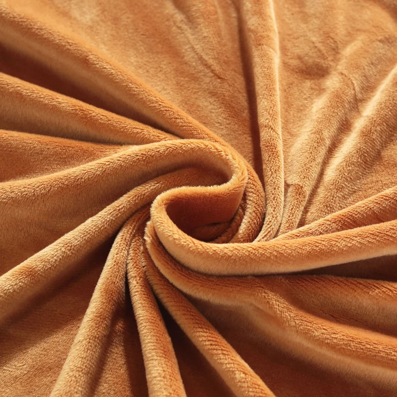 Housse de Canapé d'Angle Velours Camel