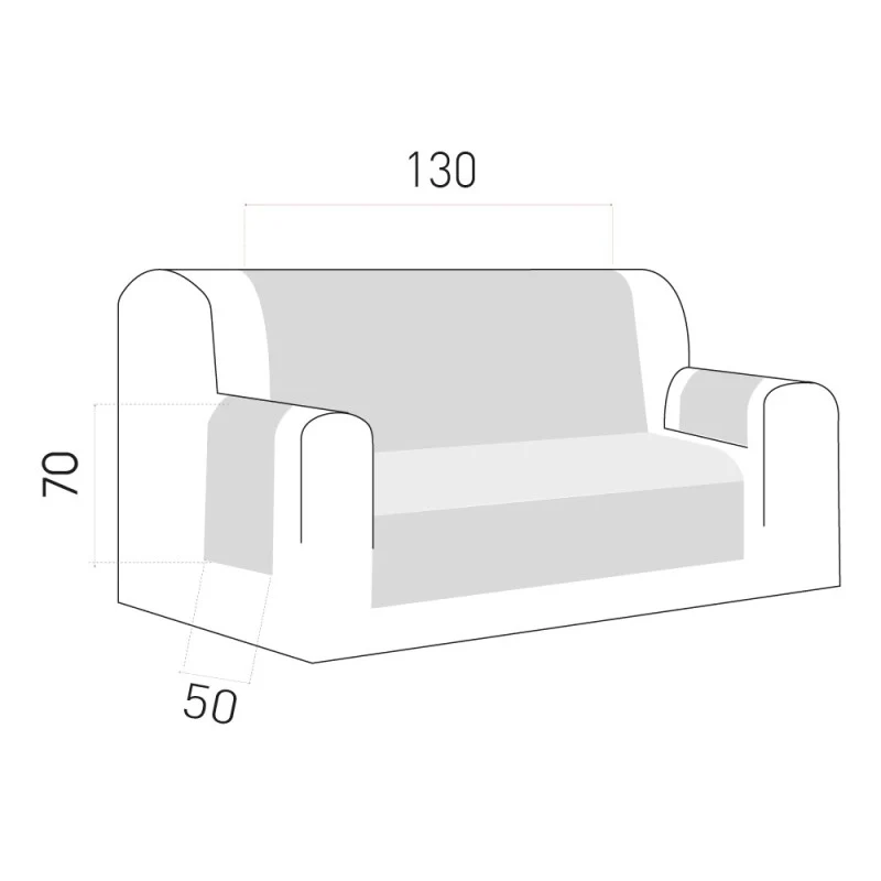 Couvre-fauteuil imperméable Iceland