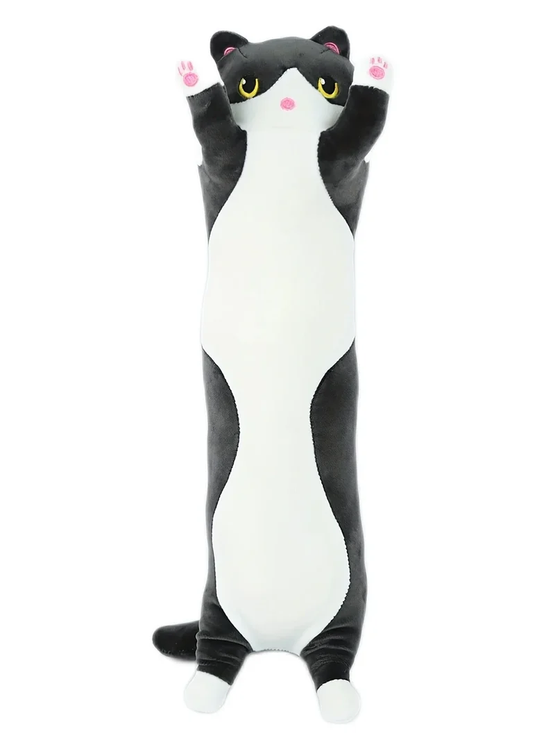 Coussin peluche chat