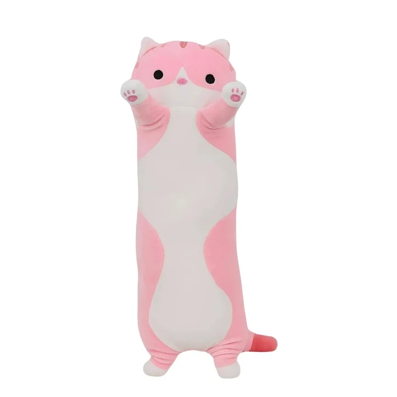 Coussin peluche chat