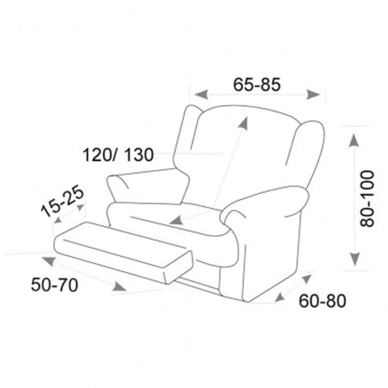 Housse pour fauteuil relax Anza