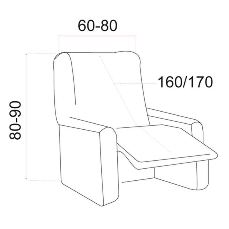 Housse pour fauteuil relax Anza