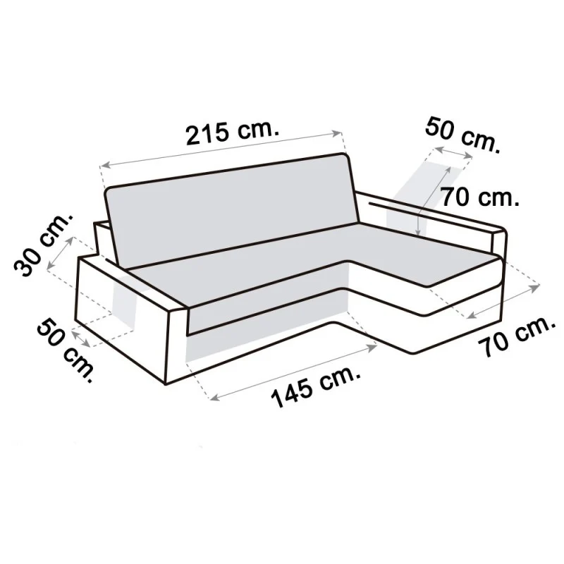 Chaise Longue Housse de canapé Friheten Polster