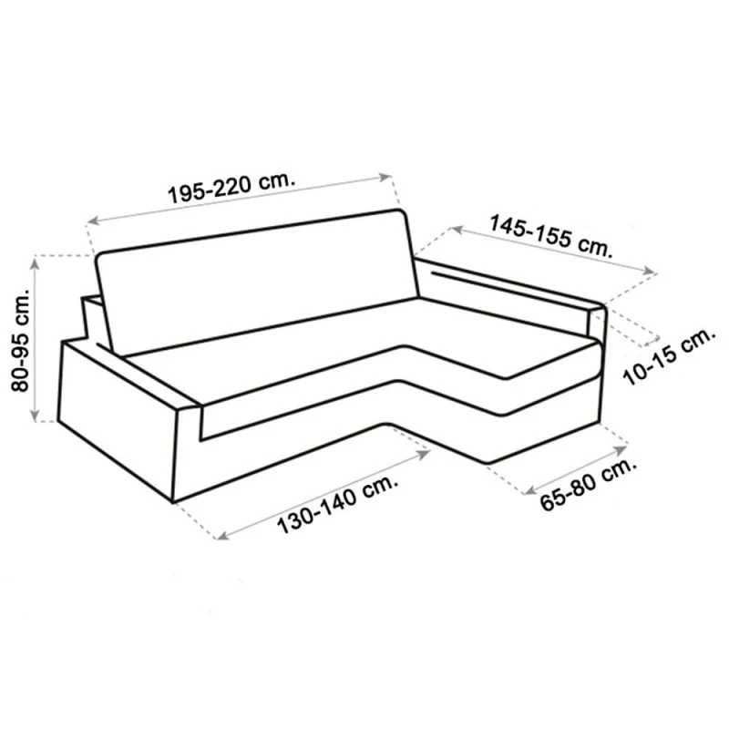 Chaise Longue Friheten Belfast housse de canapé