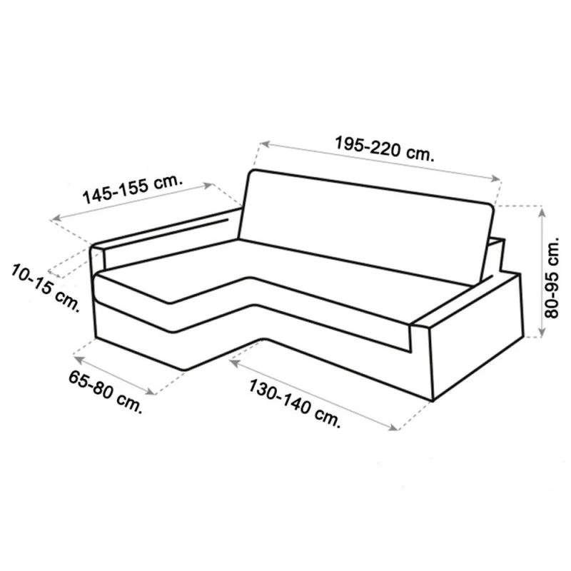 Chaise Longue Friheten Belfast housse de canapé