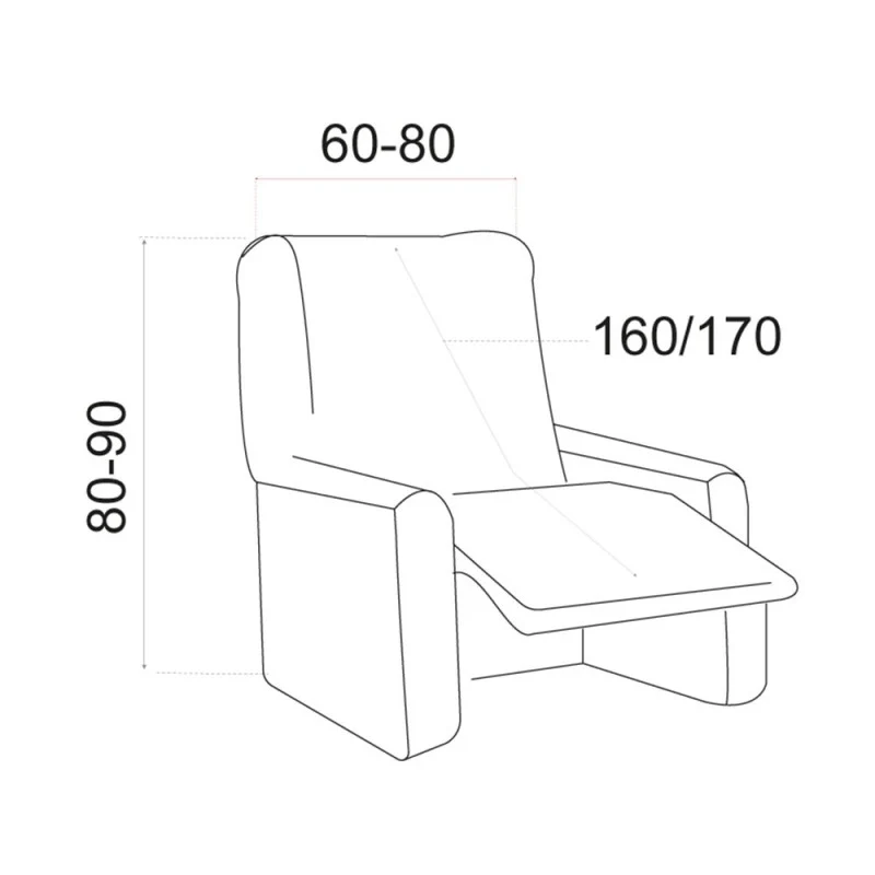 Inca Complete Relax Housse de fauteuil