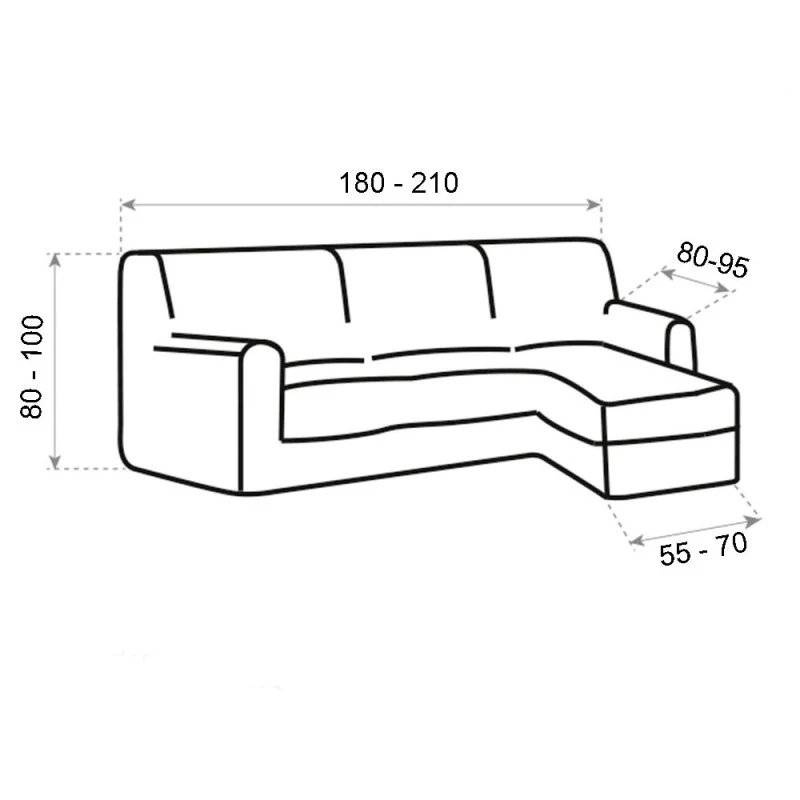 Housse pour mini chaise longue Belfast